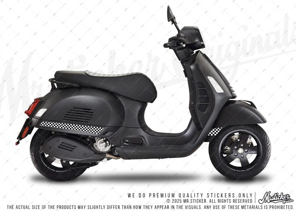 STS49 Damali Vespa GTS250 GTS300 Yan Cita Sticker Seti