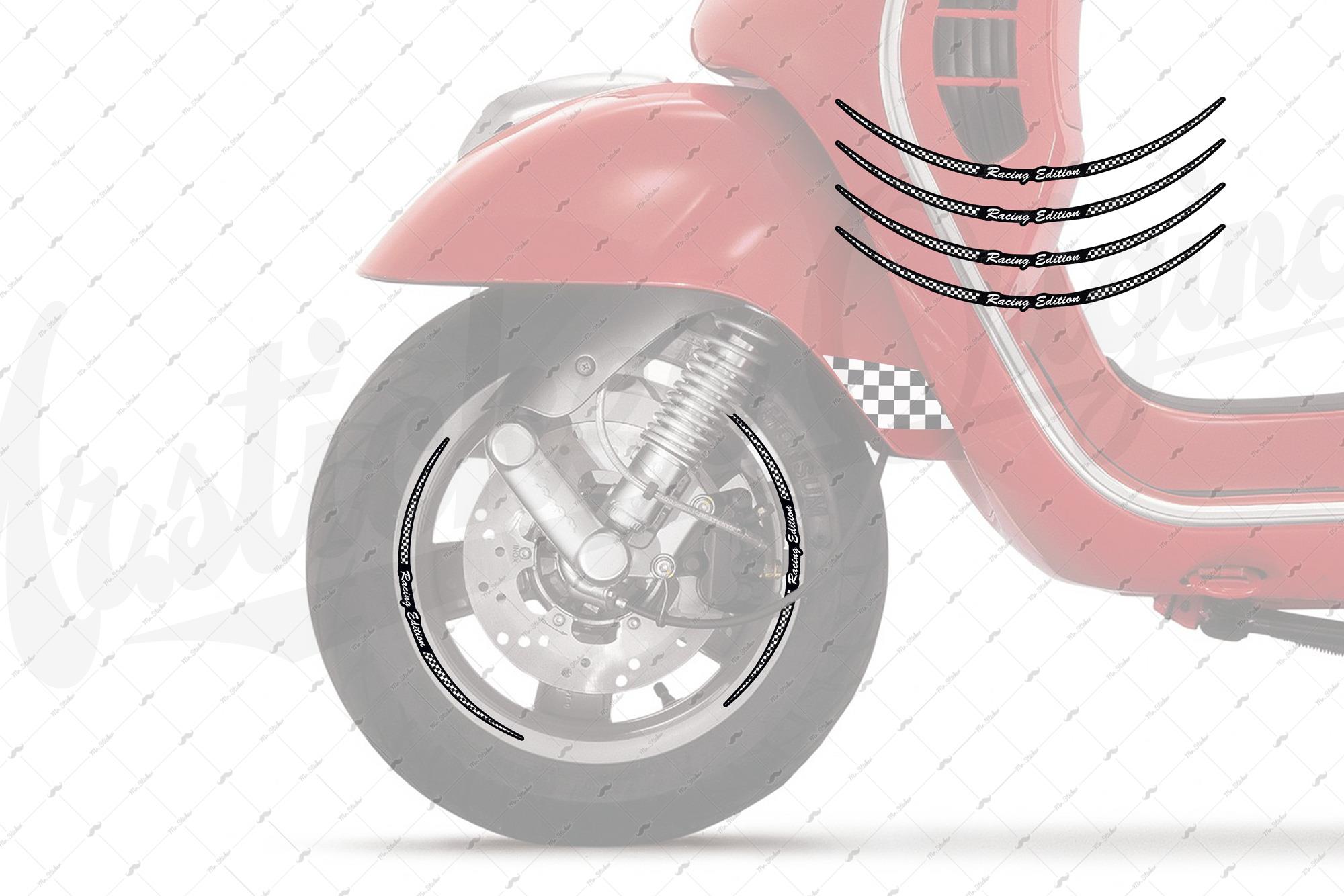 STS49 Damali Vespa GTS250 GTS300 Yan Cita Sticker Seti