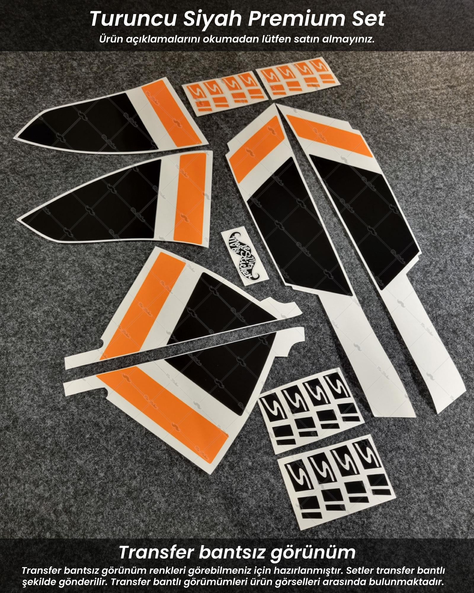 STS67 Vespa GTS Super Sport Uyumlu Sticker Seti