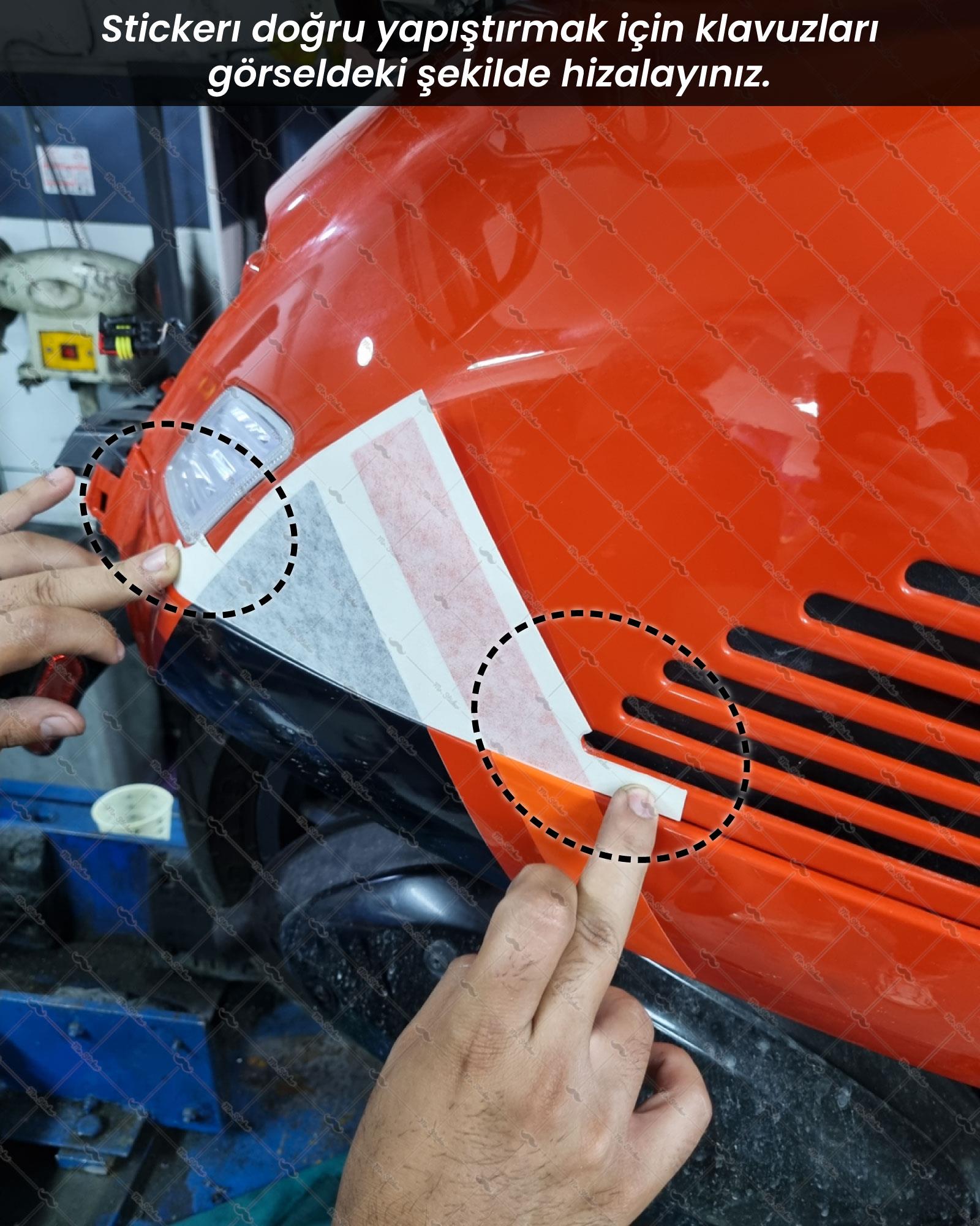 STS67 Vespa GTS Super Sport Uyumlu Sticker Seti
