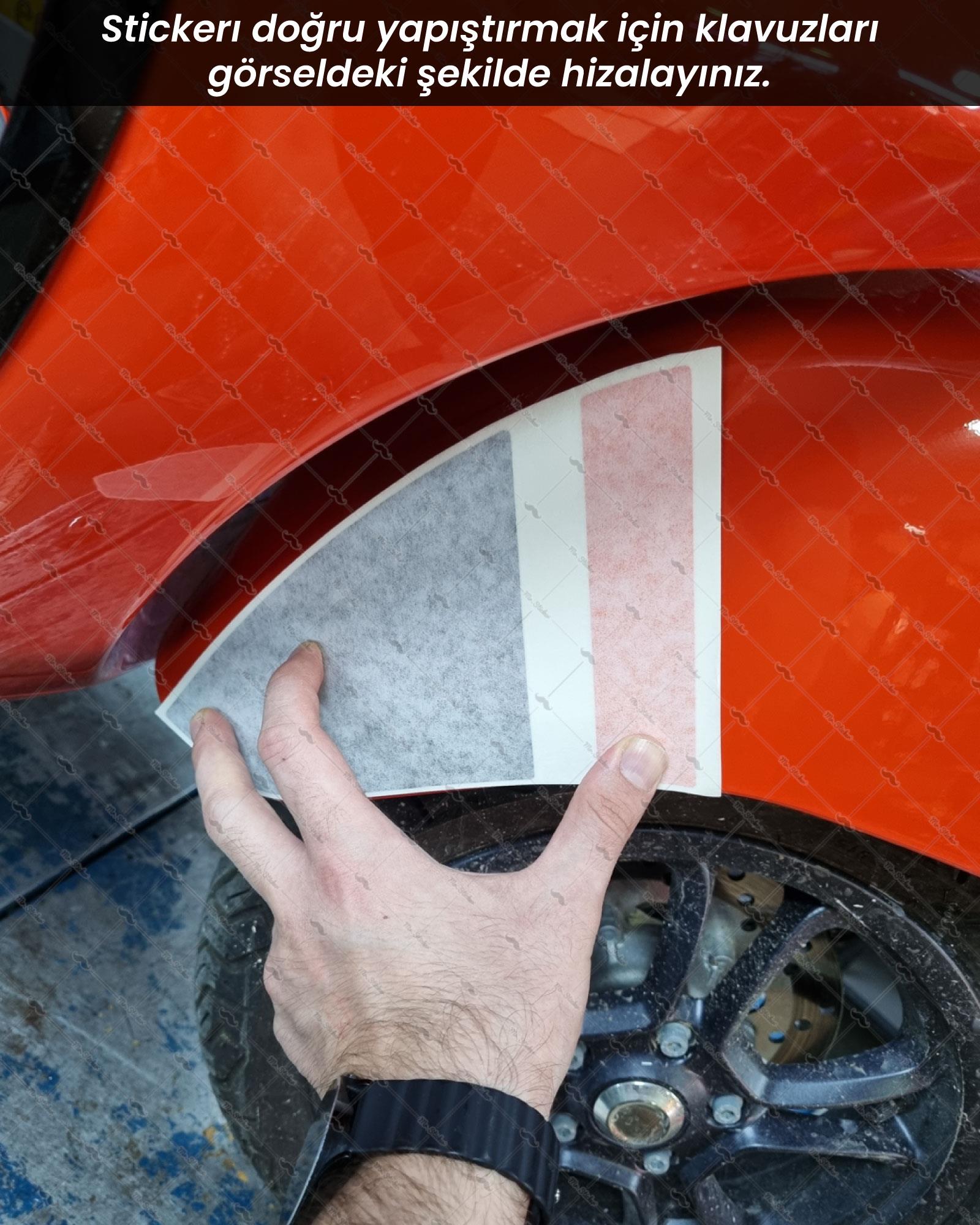 STS67 Vespa GTS Super Sport Uyumlu Sticker Seti