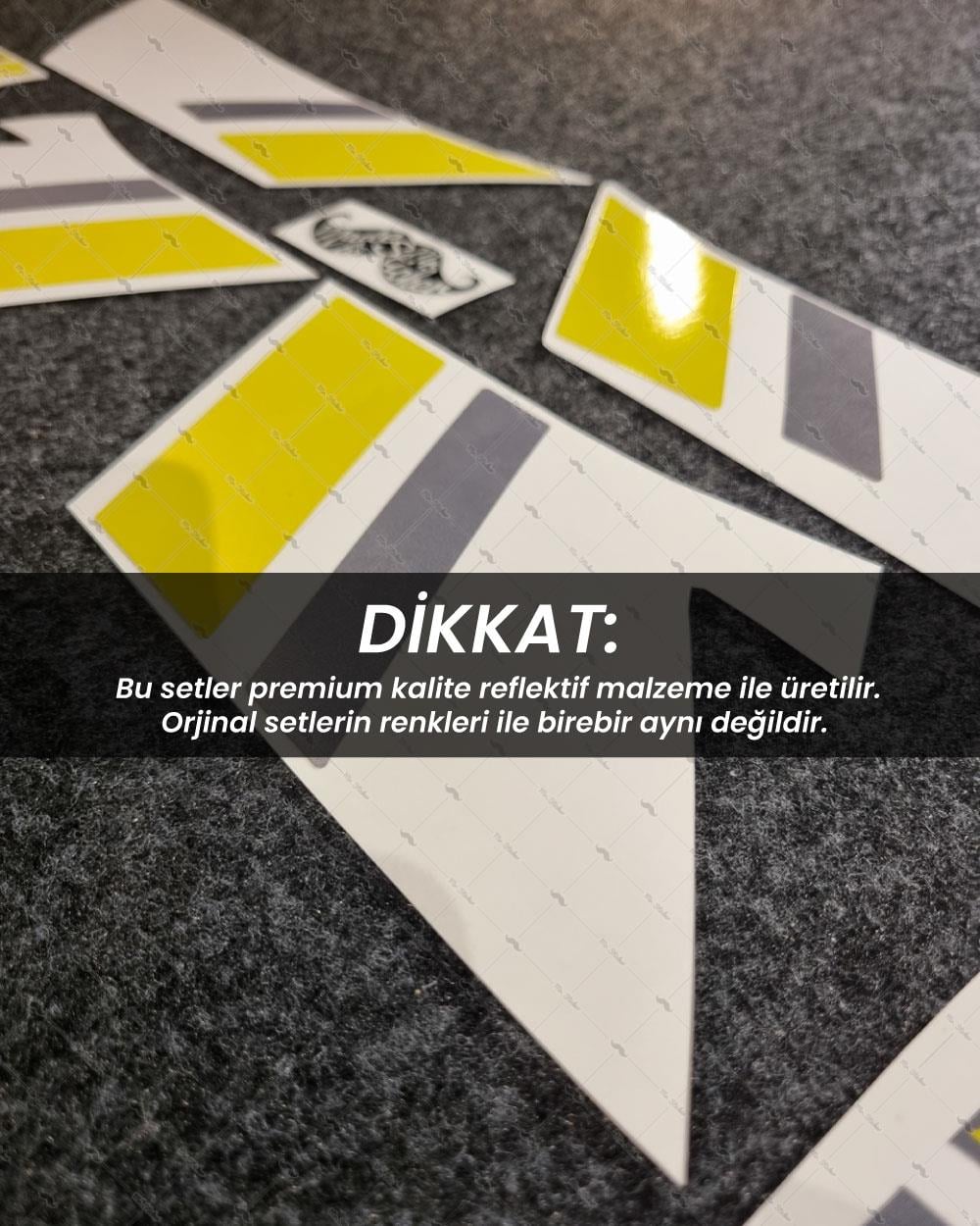 STS68 Reflektif Vespa GTS Super Tech Uyumlu Yan Çita Seti