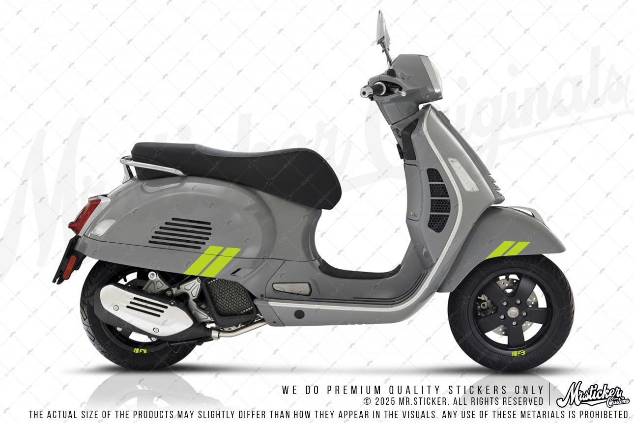 STS72 Reflektif Vespa GTS250/300 Uyumlu Yan Çita Seti