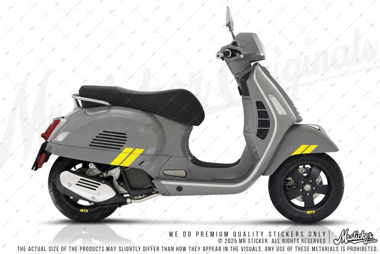 STS72 Reflektif Vespa GTS250/300 Uyumlu Yan Çita Seti