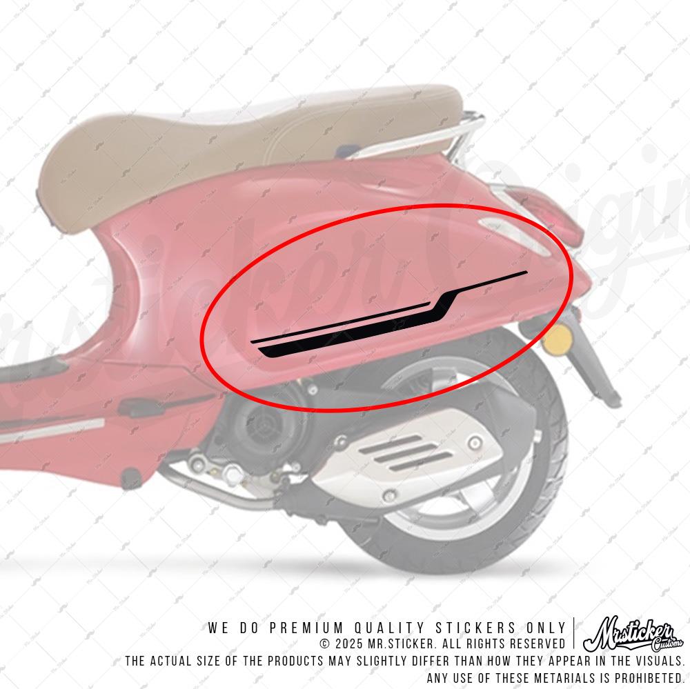 STS74 Primavera Spint Uyumlu Yan Çıta Sticker Seti Renk Seçenekli