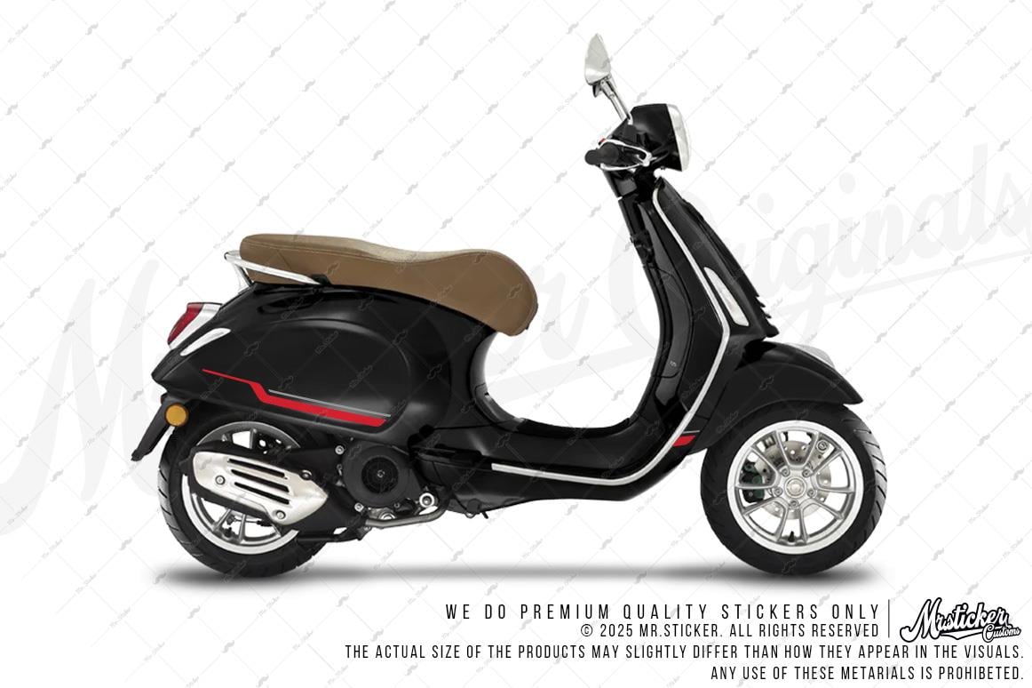 STS74 Primavera Spint Uyumlu Yan Çıta Sticker Seti Renk Seçenekli