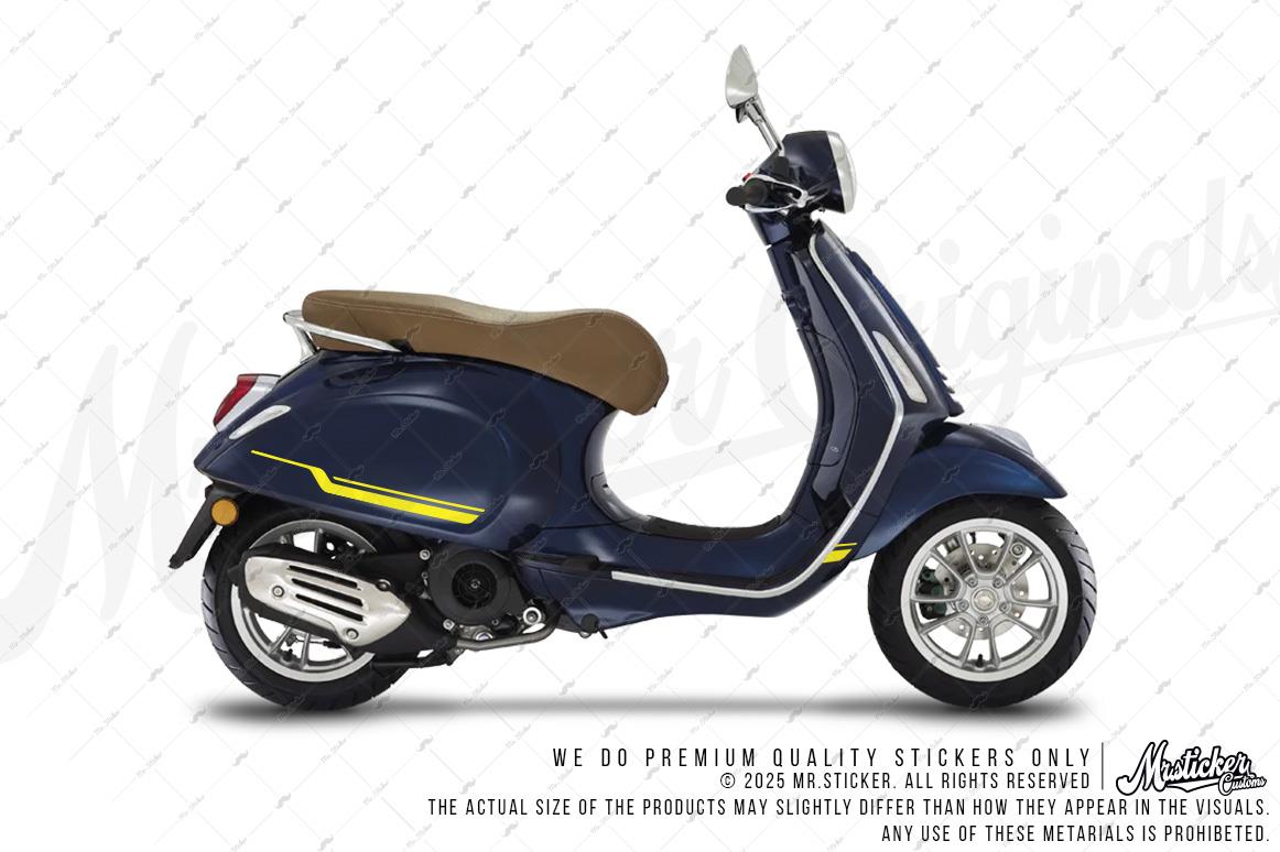 STS74 Primavera Spint Uyumlu Yan Çıta Sticker Seti Renk Seçenekli