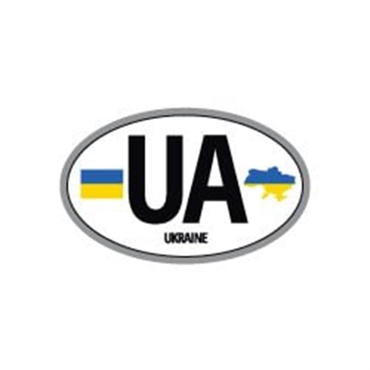 ULK38 Ukrayna (UA) Reflektif Ulke Etiketi