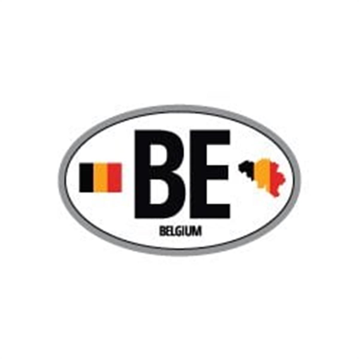 ULK42 Belcika (BE) Reflektif Ulke Etiketi