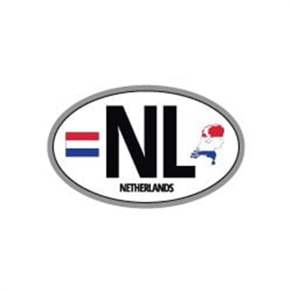 ULK45 Hollanda (NL) Reflektif Ulke Etiketi