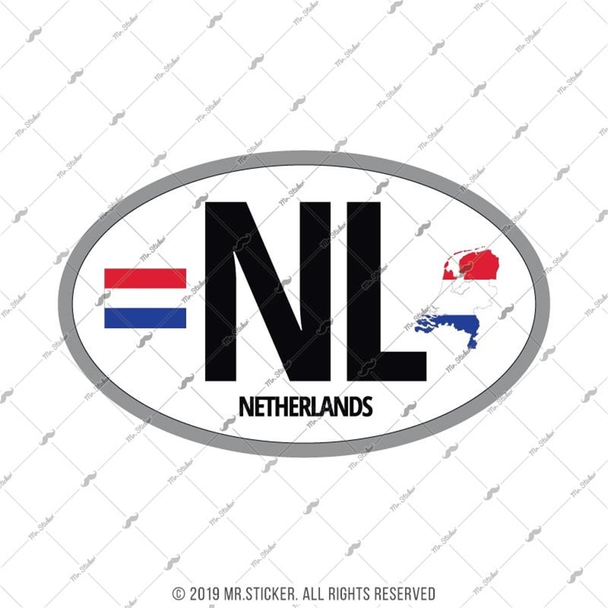 ULK45 Hollanda (NL) Reflektif Ulke Etiketi