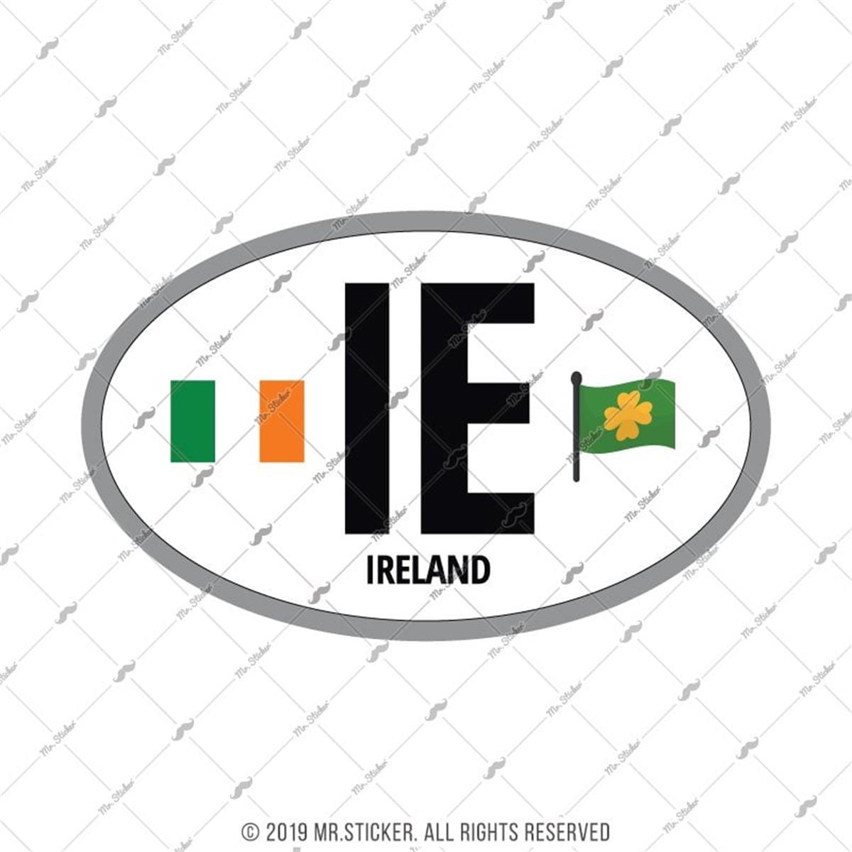 ULK47 Irlanda (IE) Reflektif Ulke Etiketi
