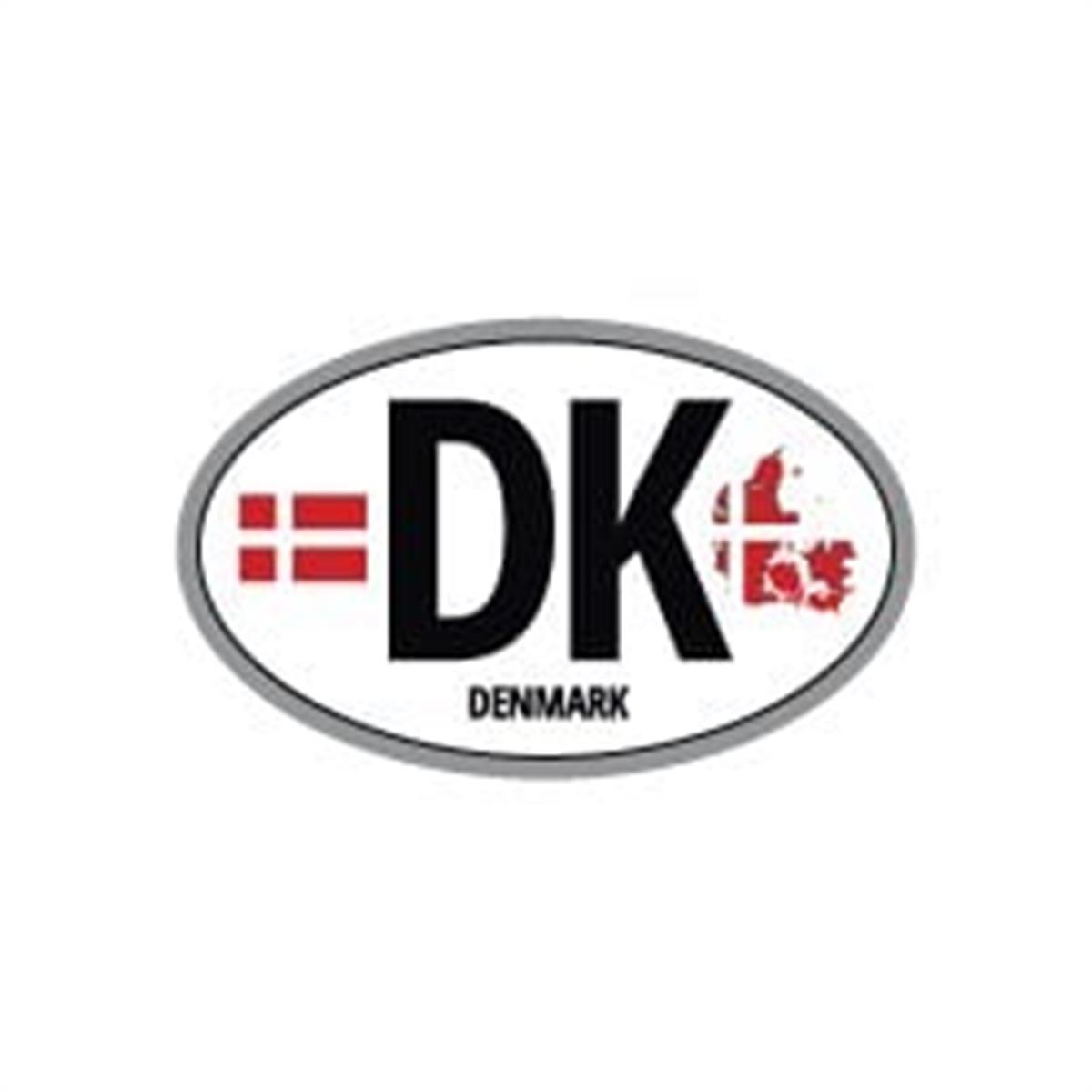 ULK48 Danimarka (DK) Reflektif Ulke Etiketi