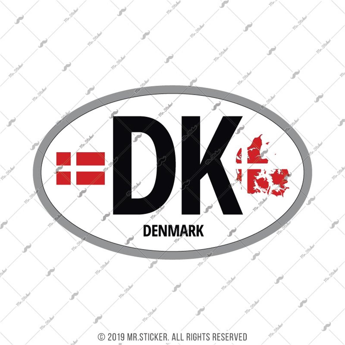 ULK48 Danimarka (DK) Reflektif Ulke Etiketi