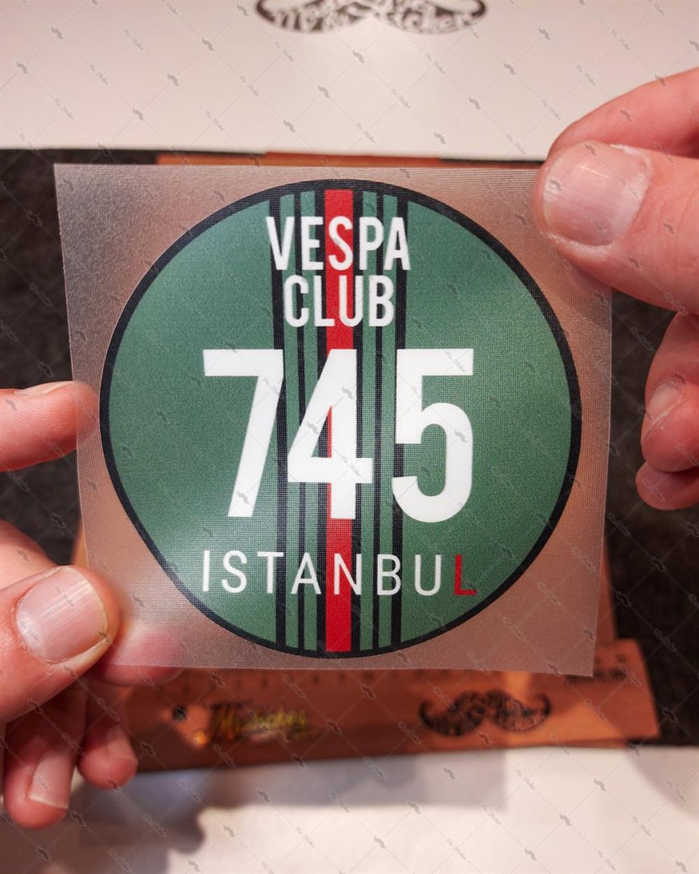 VSP20 Vespa Istanbul Club Etiketi