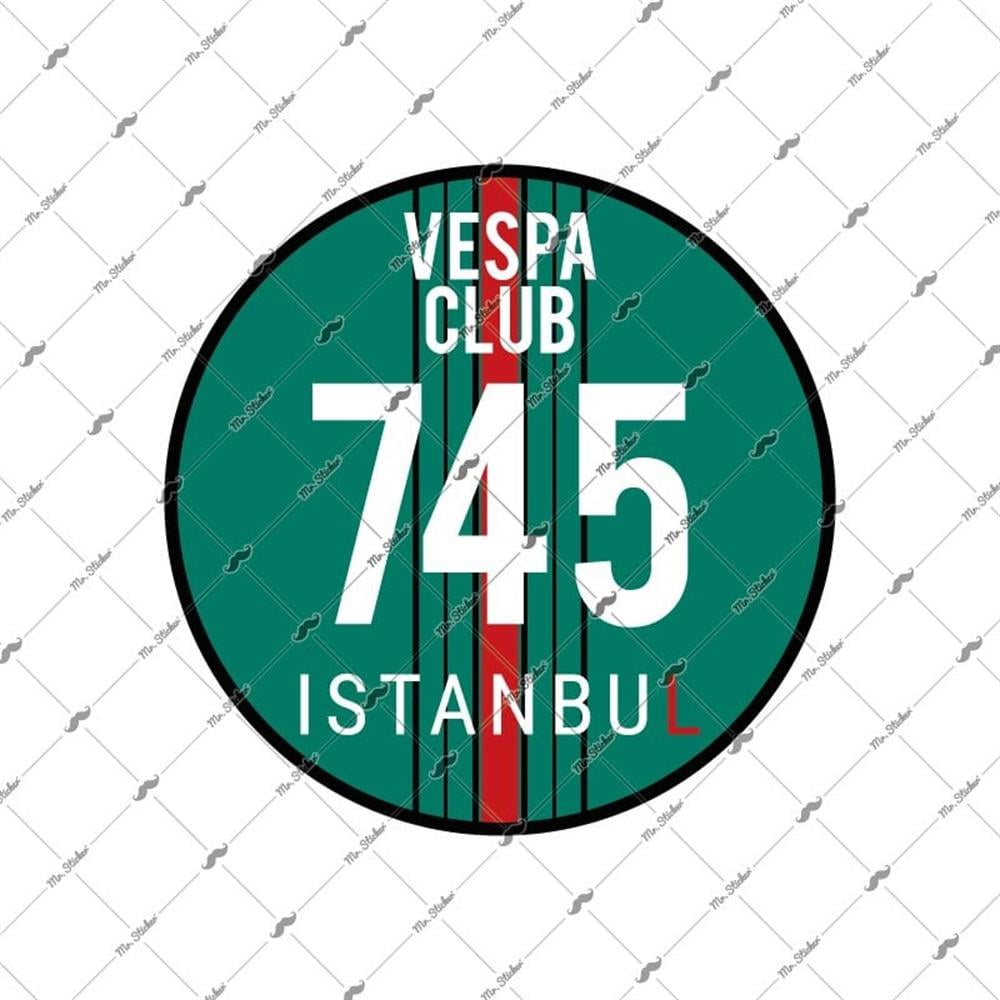 VSP20 Vespa Istanbul Club Etiketi