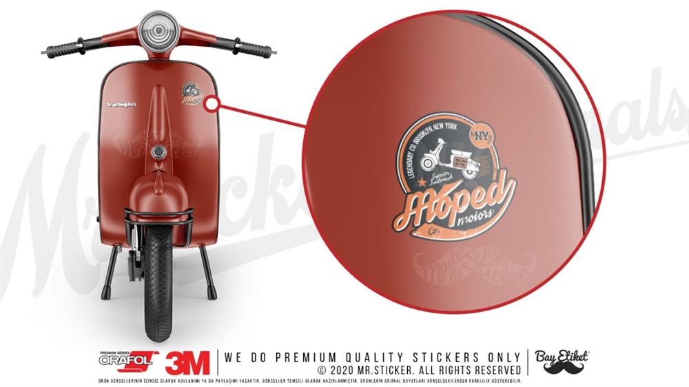 VSP24 Moped Motors Etiketi
