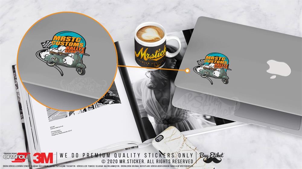 VSP26 Rally Scooter Etiketi
