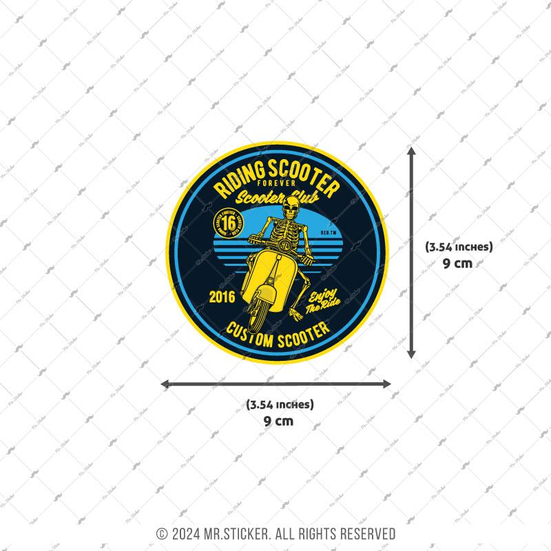 VSP27 Scooter Club Etiketi