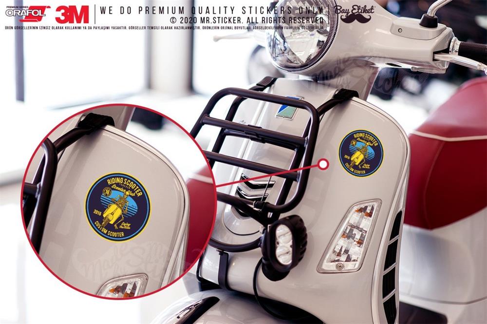 VSP27 Scooter Club Etiketi
