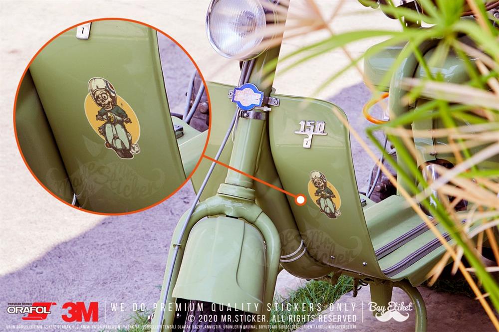 VSP30 Zombi Scooter Etiketi