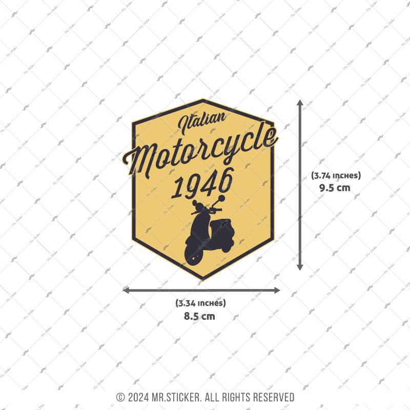 VSP41 Italyan Motosikleti Etiketi