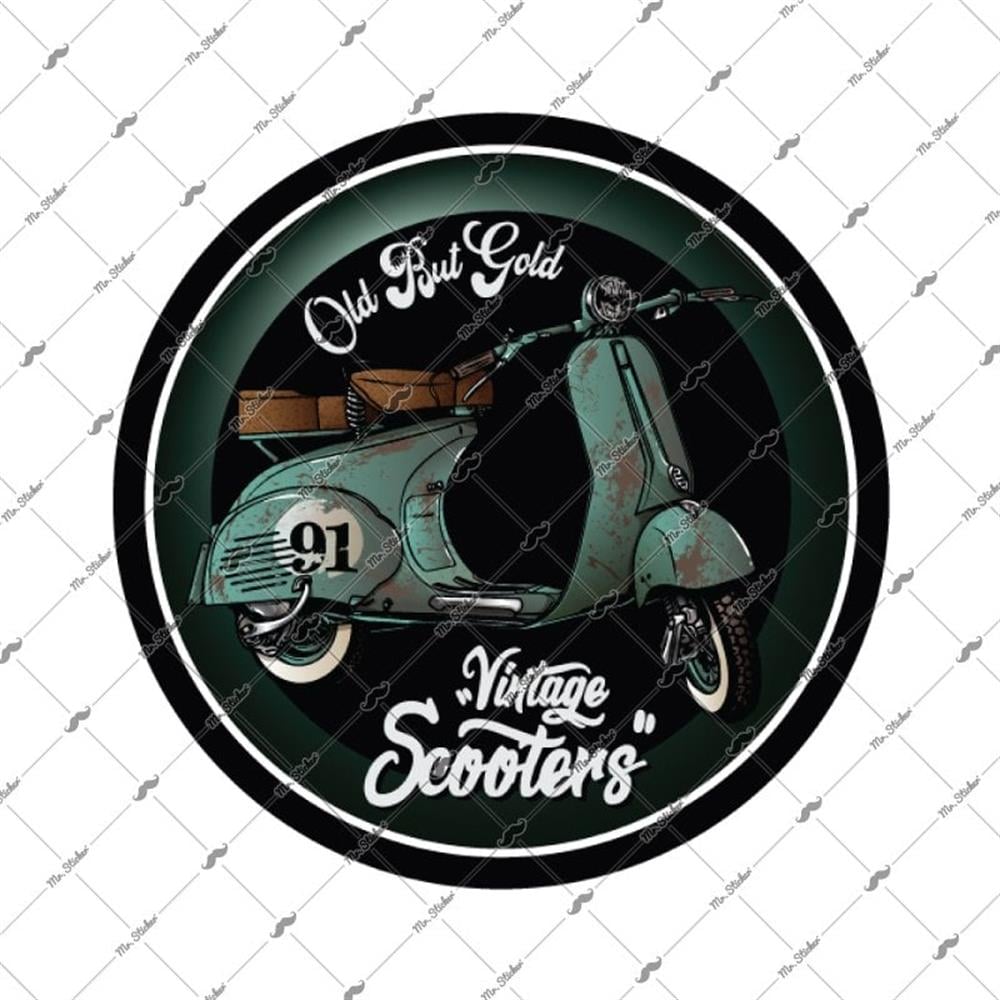 VSP50 Vintage Scooter Etiketi