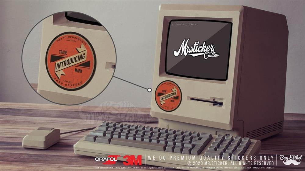 VTR14 Retro Etiket