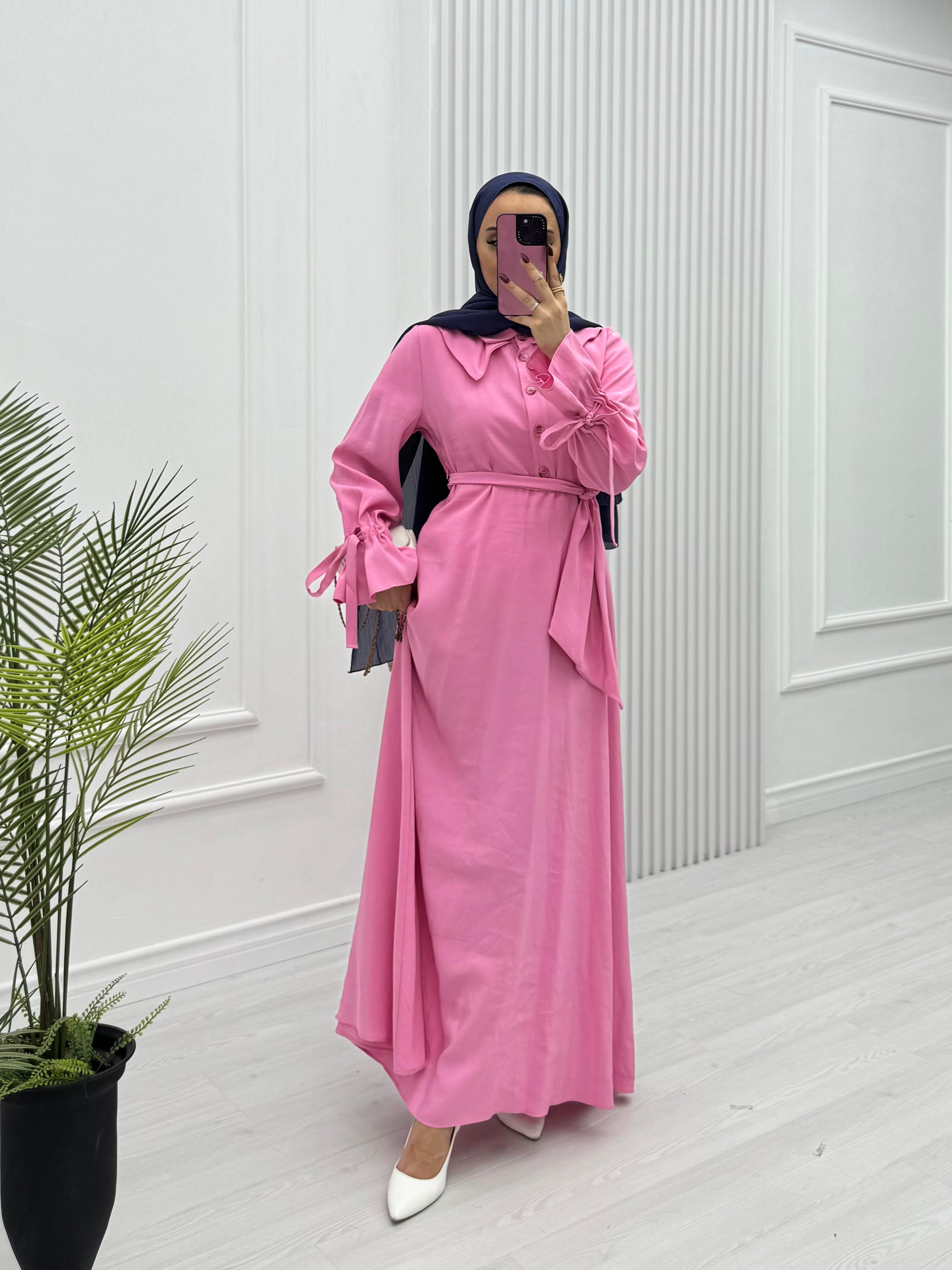 0198-Şık Elbise-Pembe