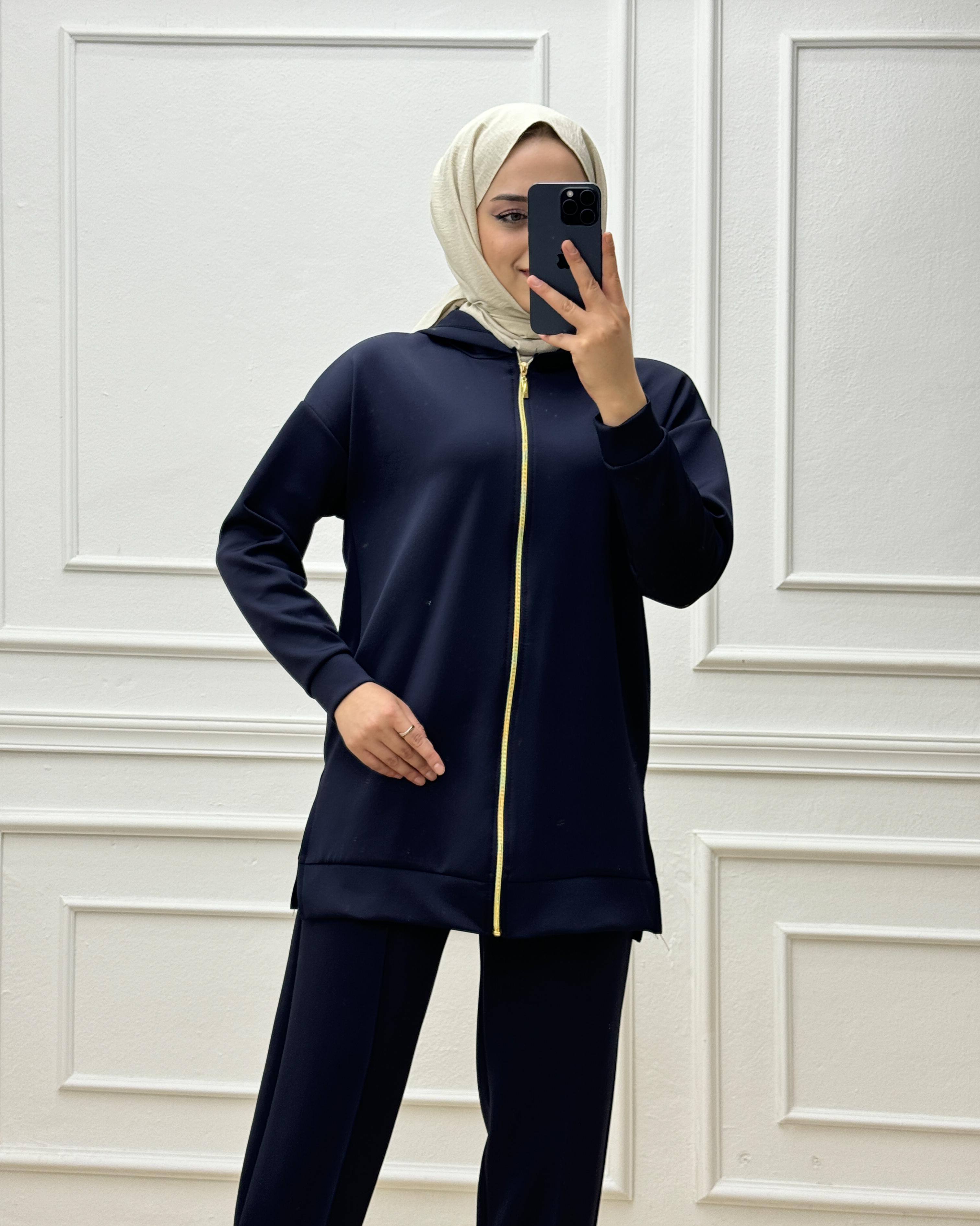 0346-Hira Takım-Lacivert