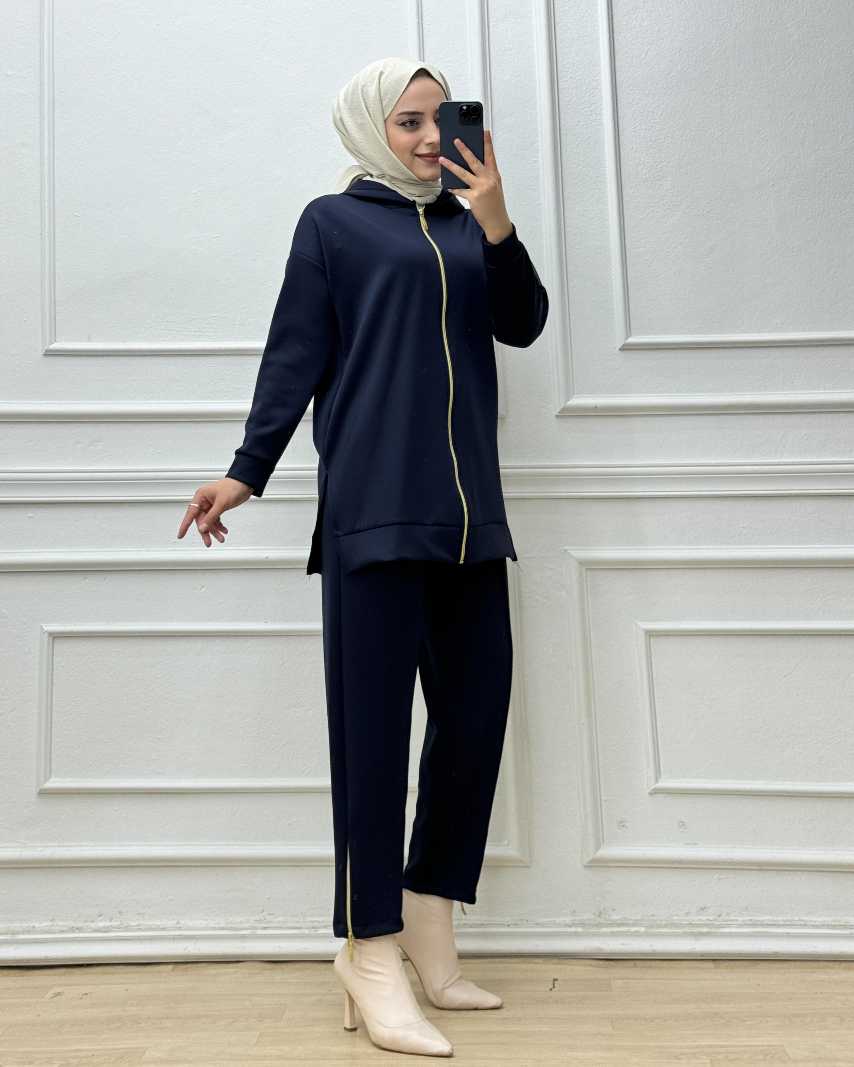 0346-Hira Takım-Lacivert