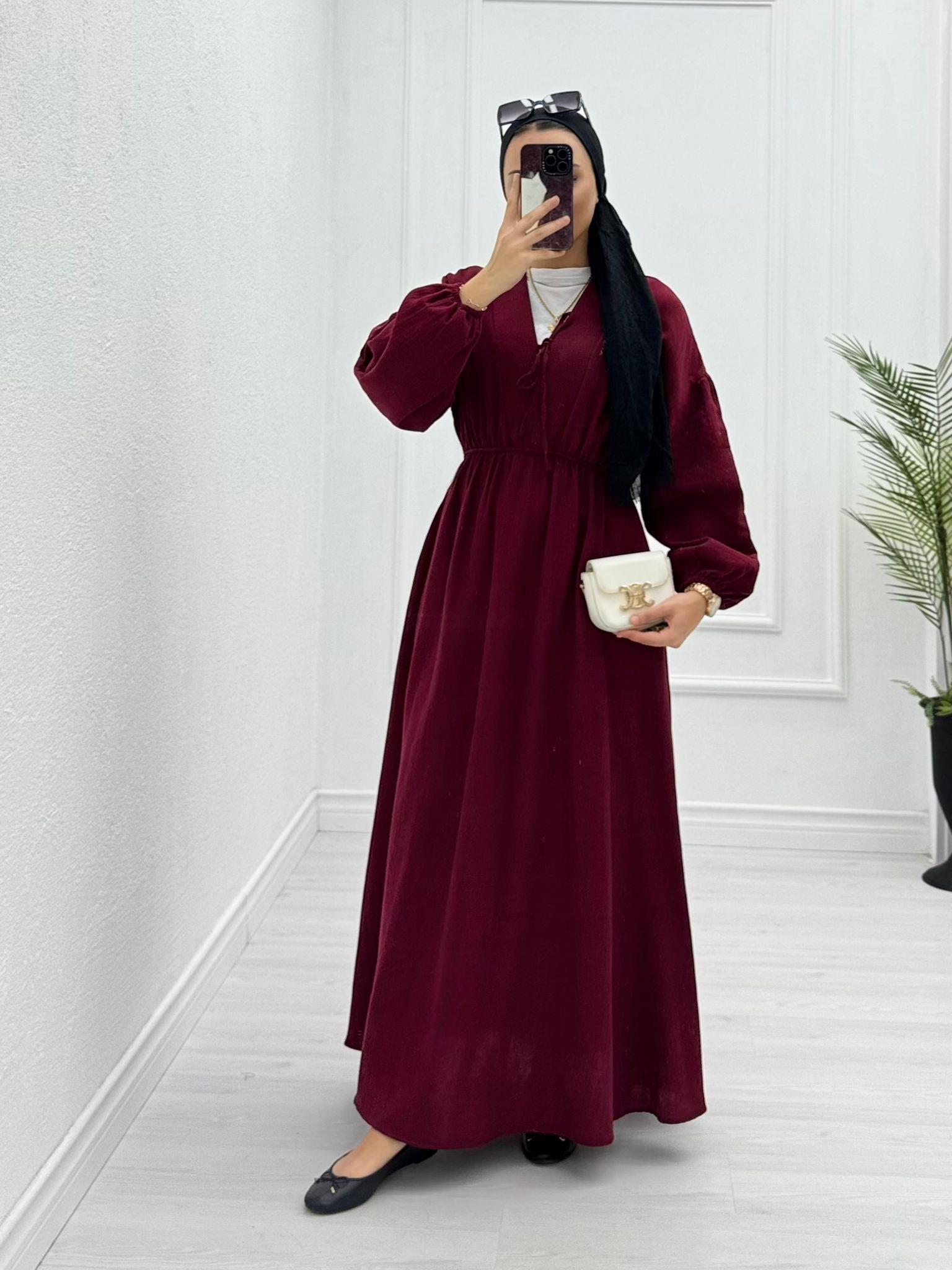 0952-Alis Elbise-Bordo