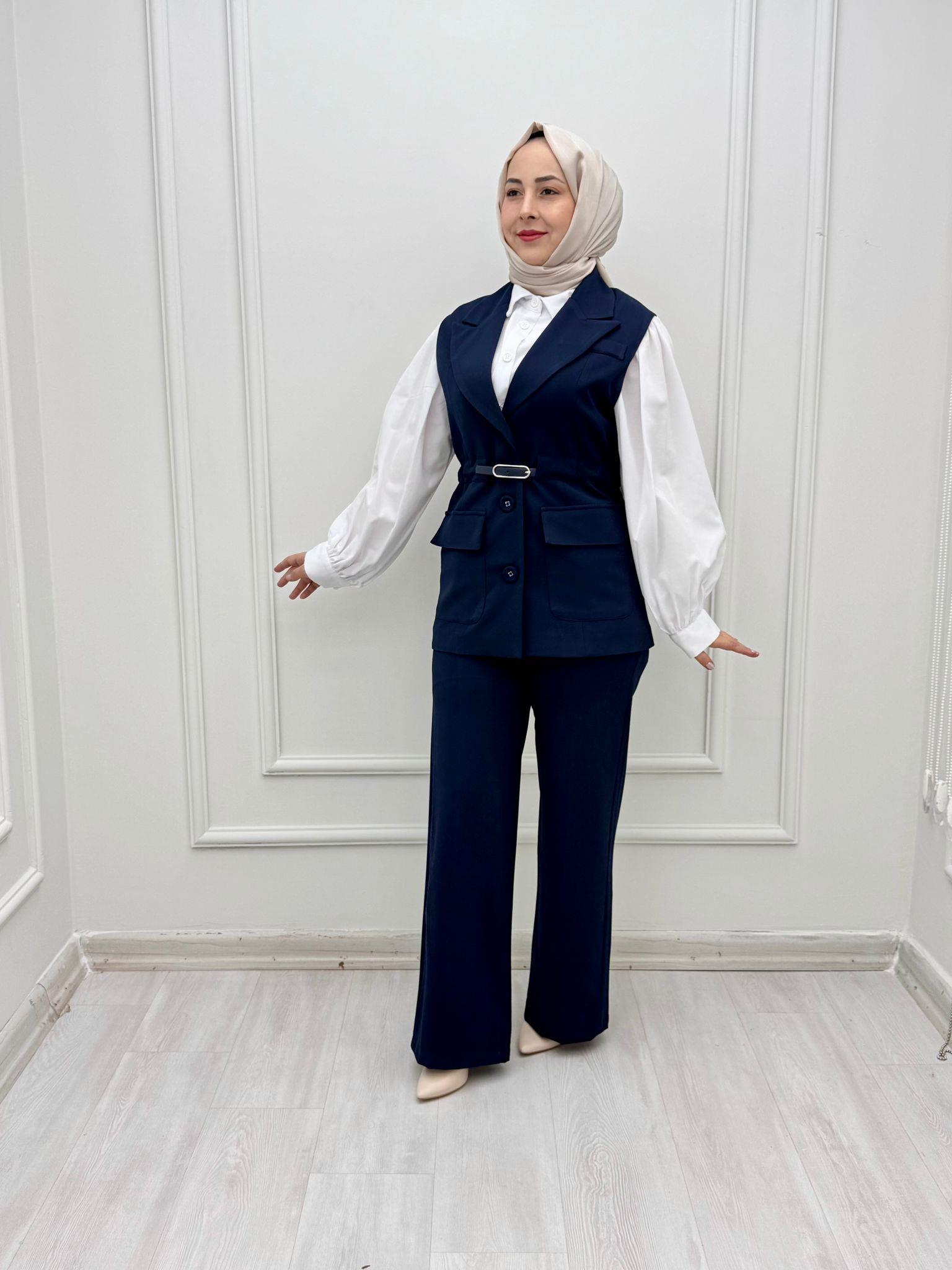 1087-Rabia İkili Takım-Lacivert