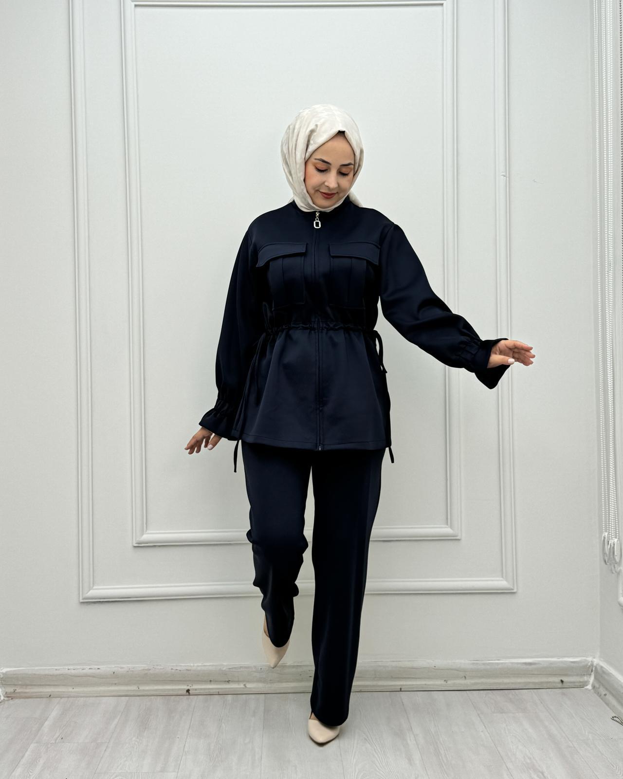 2582-Pantolon Takım-Lacivert