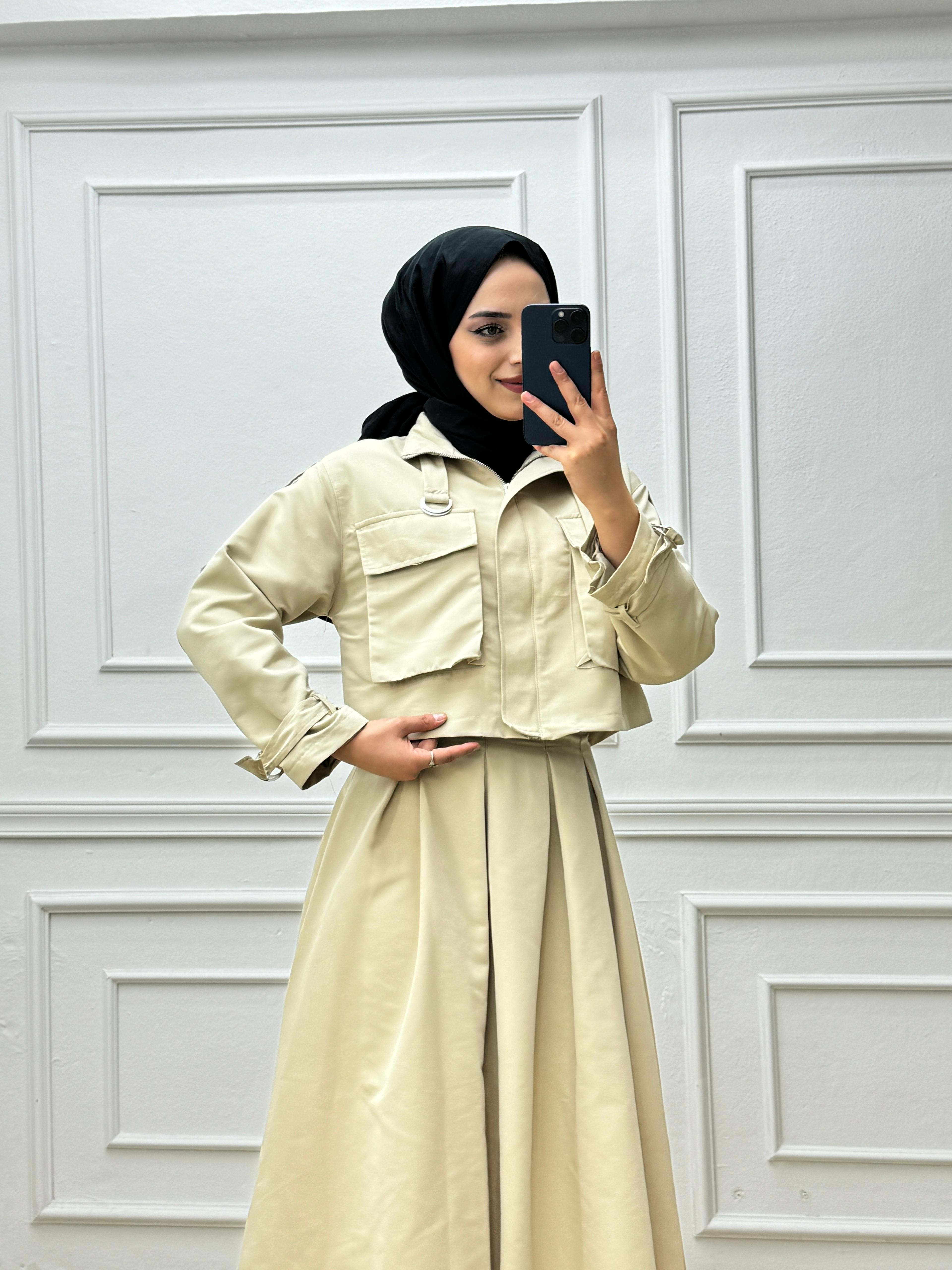 2962-Etek Takım-Krem