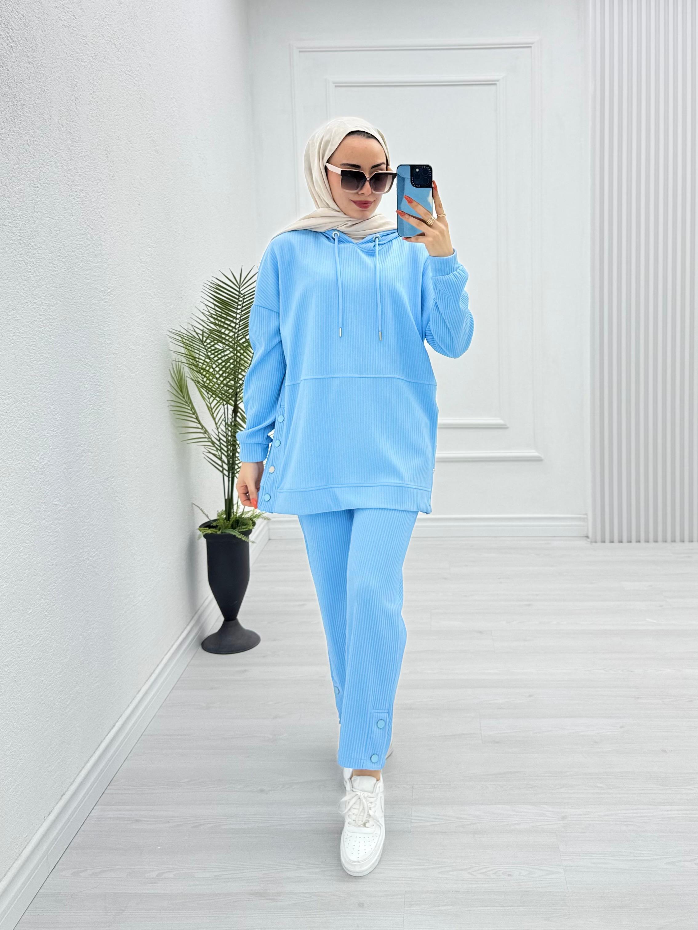 3067-İkili Takım-Bebe Mavisi
