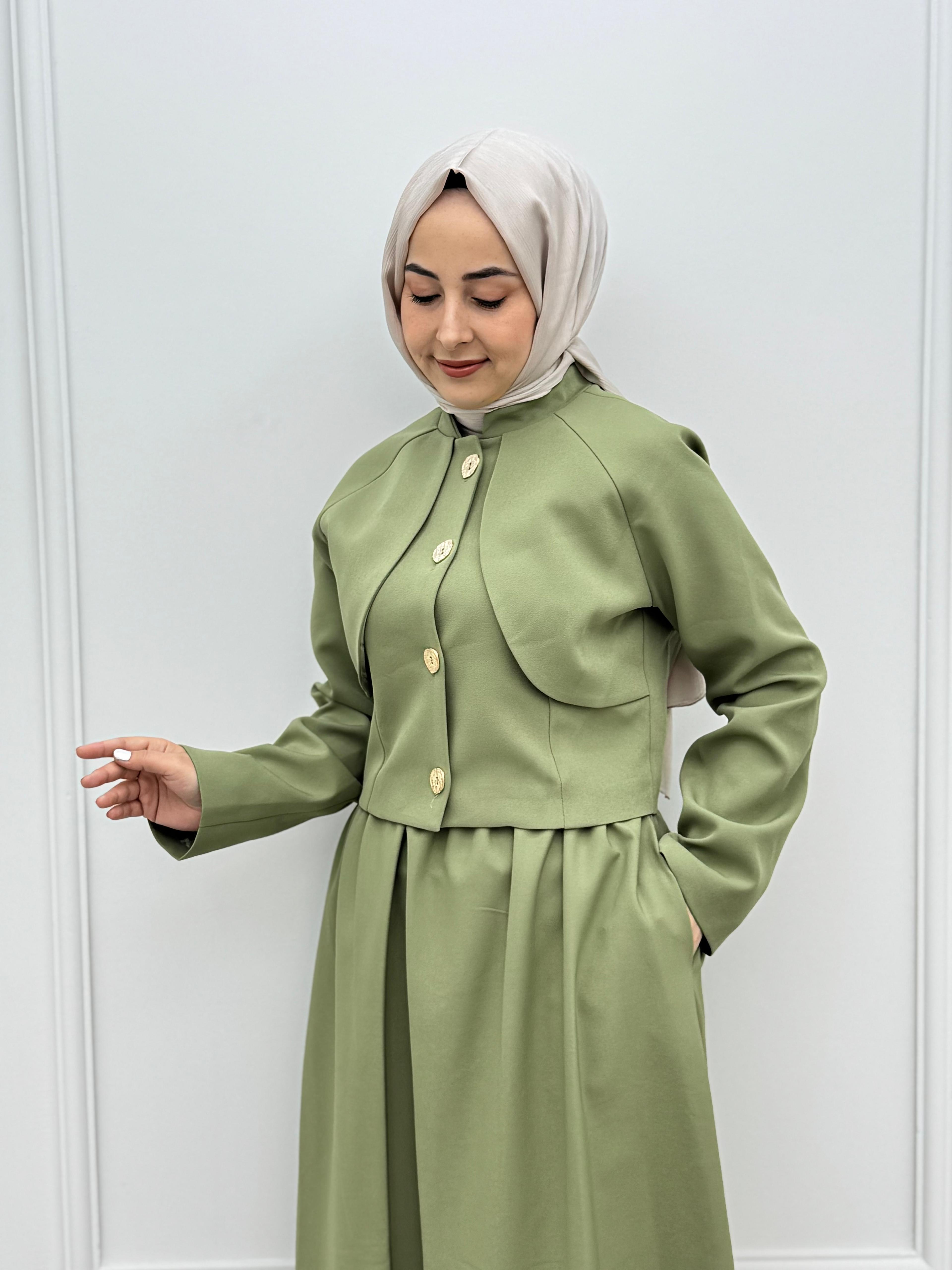 3231-Ladie Takım-Yeşil