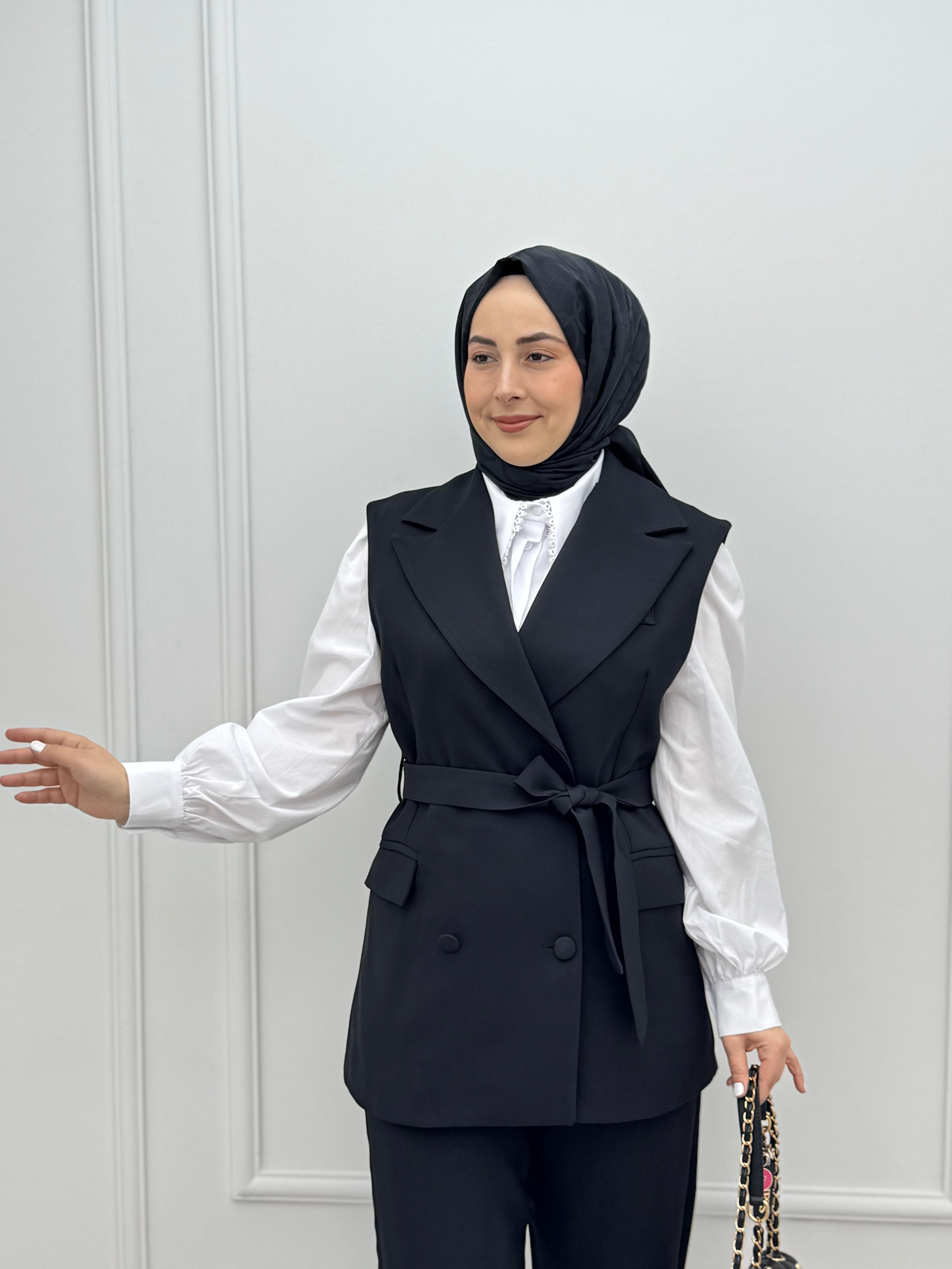 3467-Pantolon Takım-Siyah