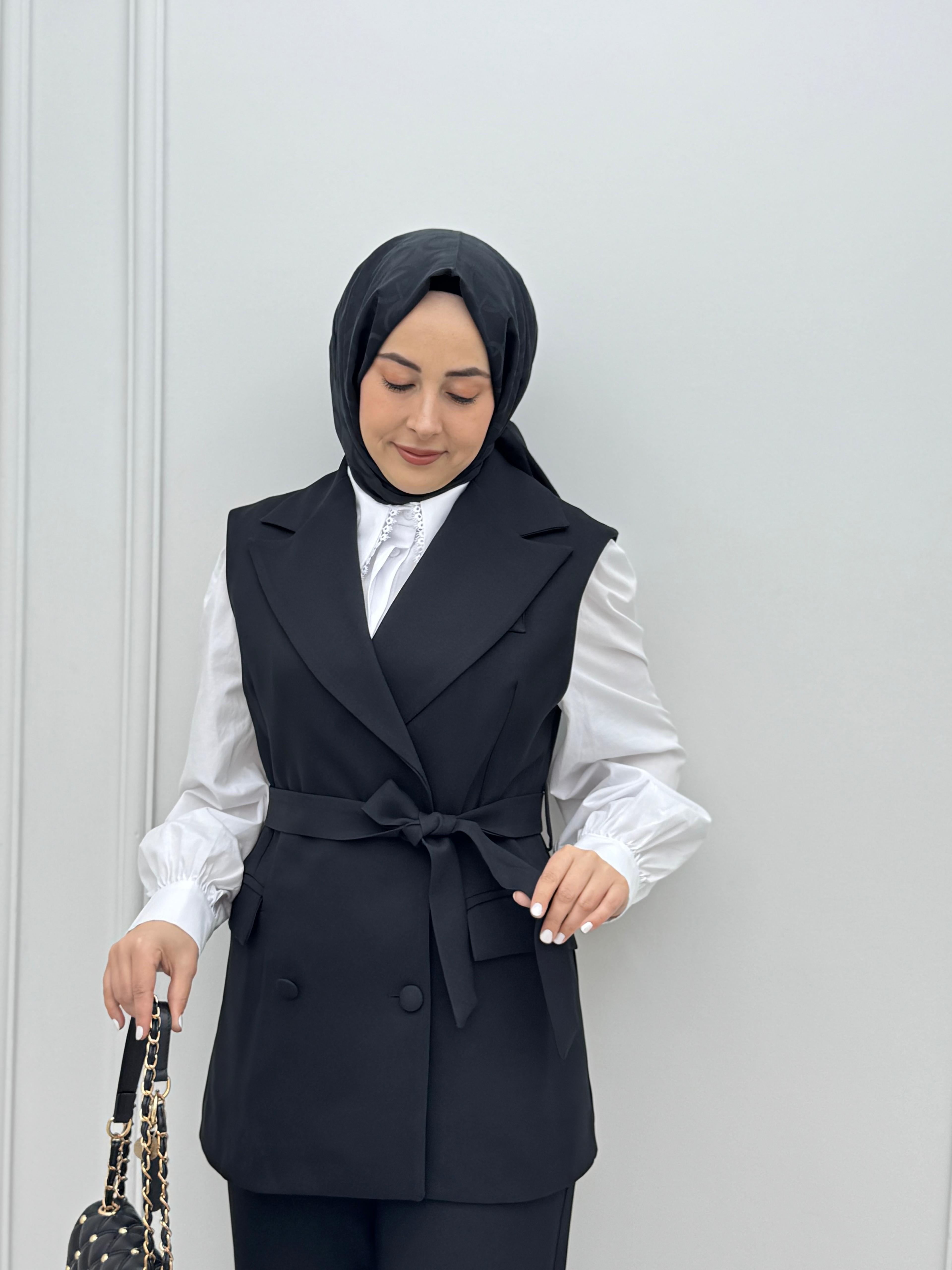 3467-Pantolon Takım-Siyah