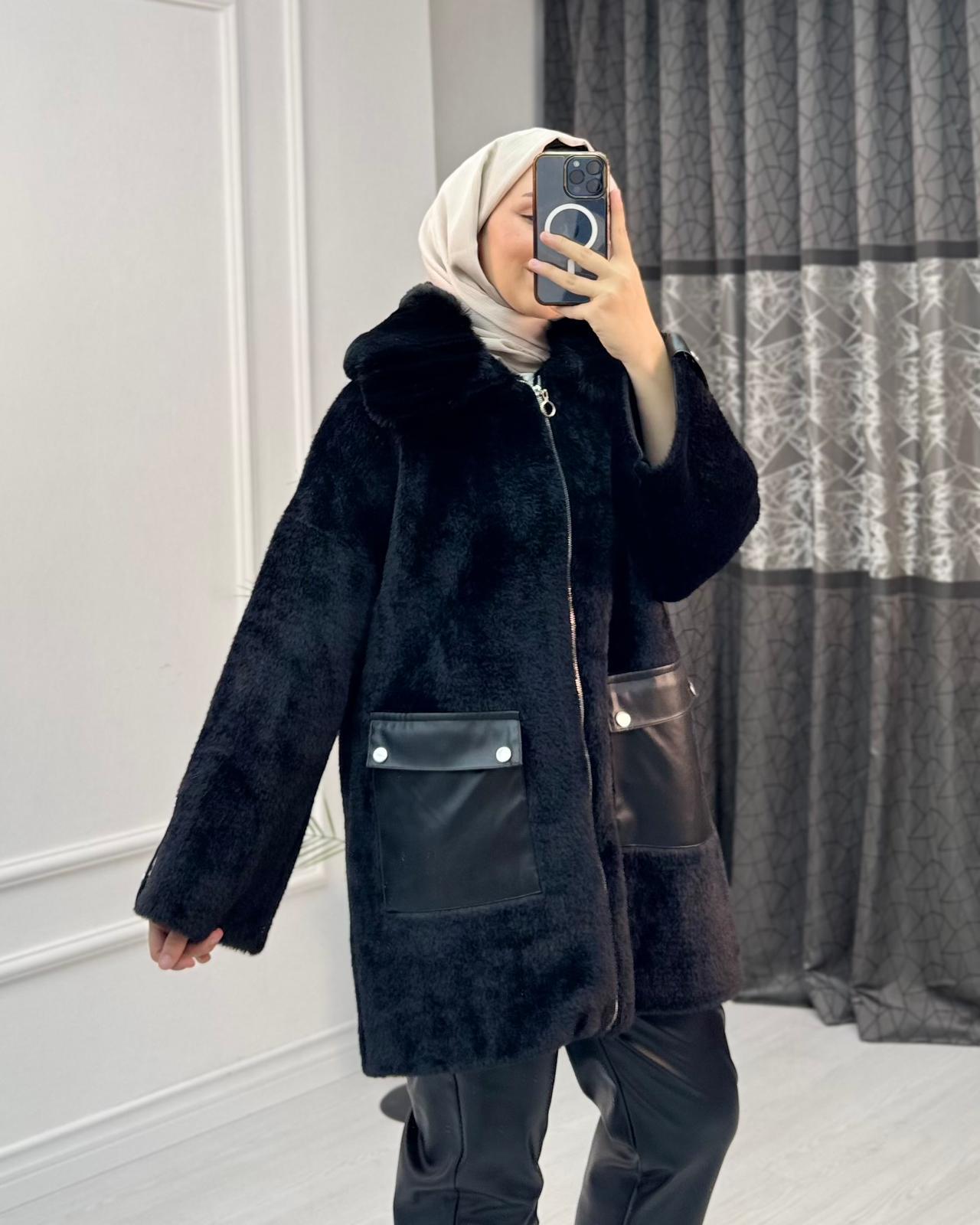 Gx0151-Cepli Angora Kaban-Siyah