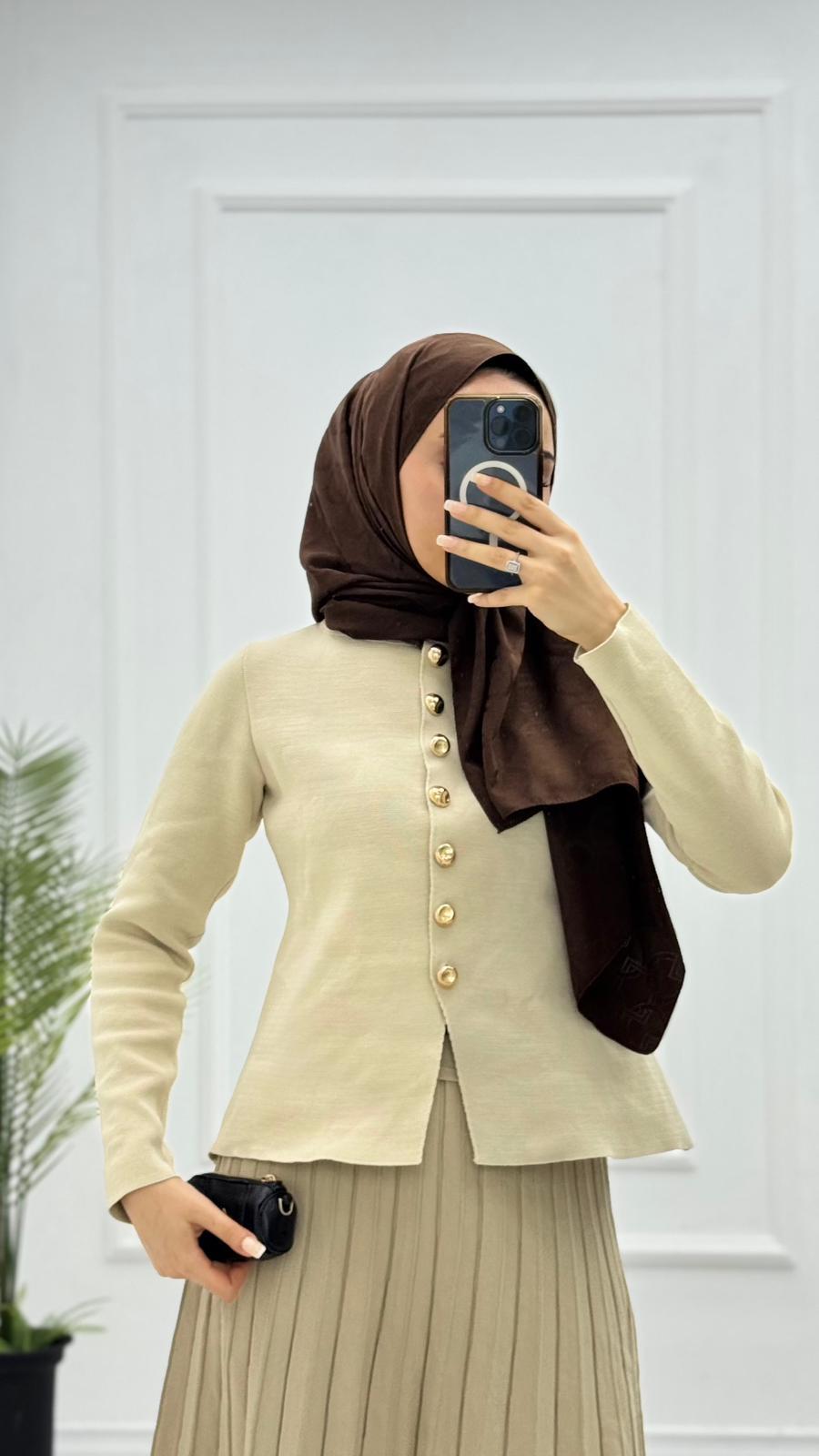 Hx1878-Rabia Takım-Krem