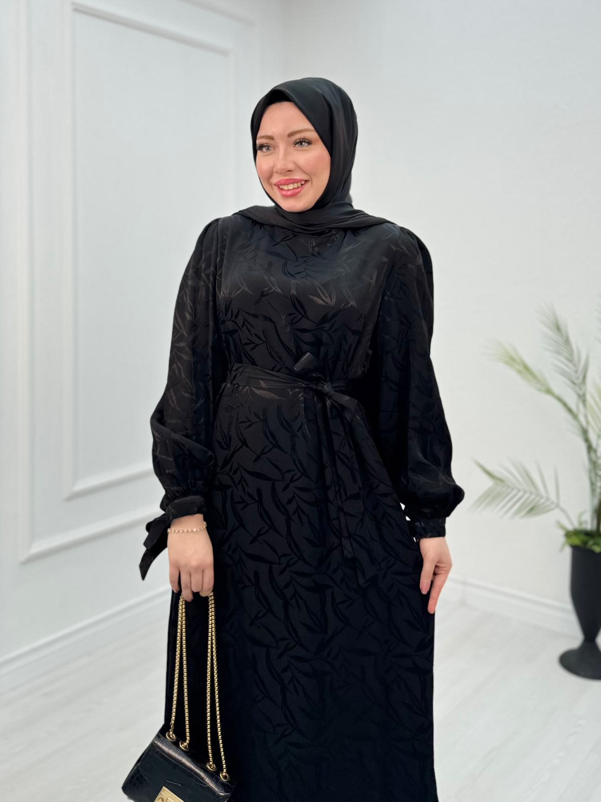 Mb2348-Rüya Elbise-Siyah