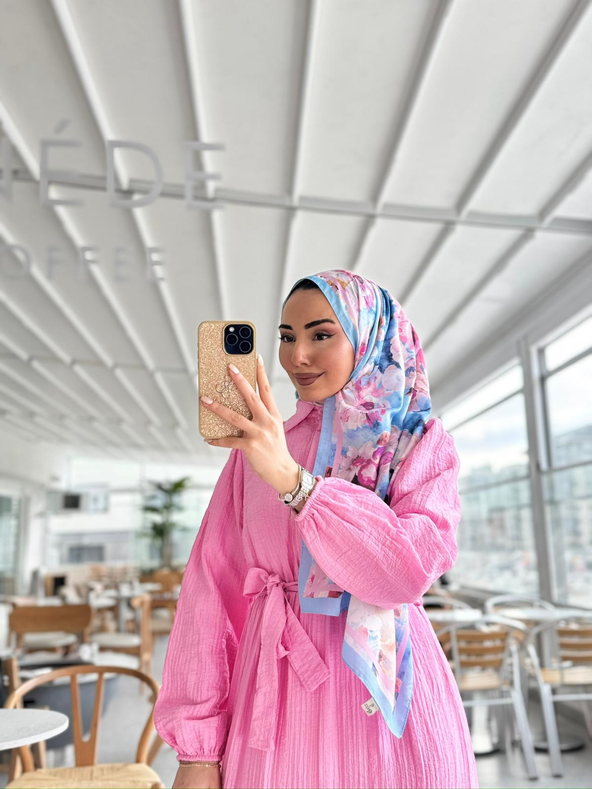 Px1898-Alya Elbise-Pembe
