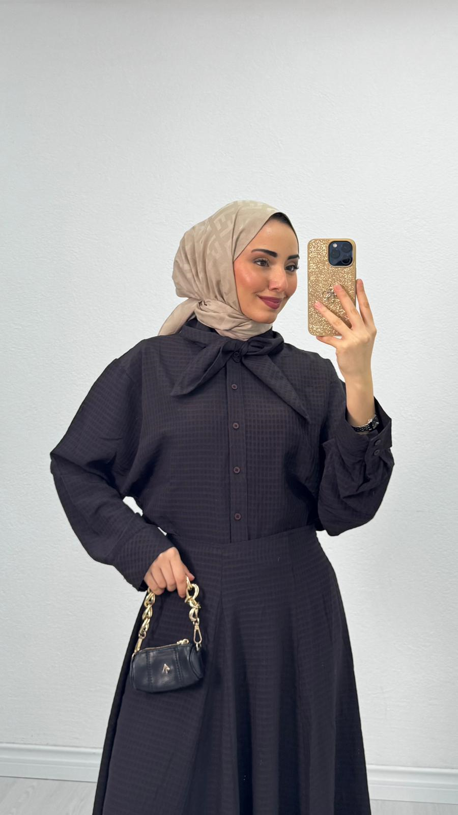 Rx5832-Pötikareli Takım-Siyah