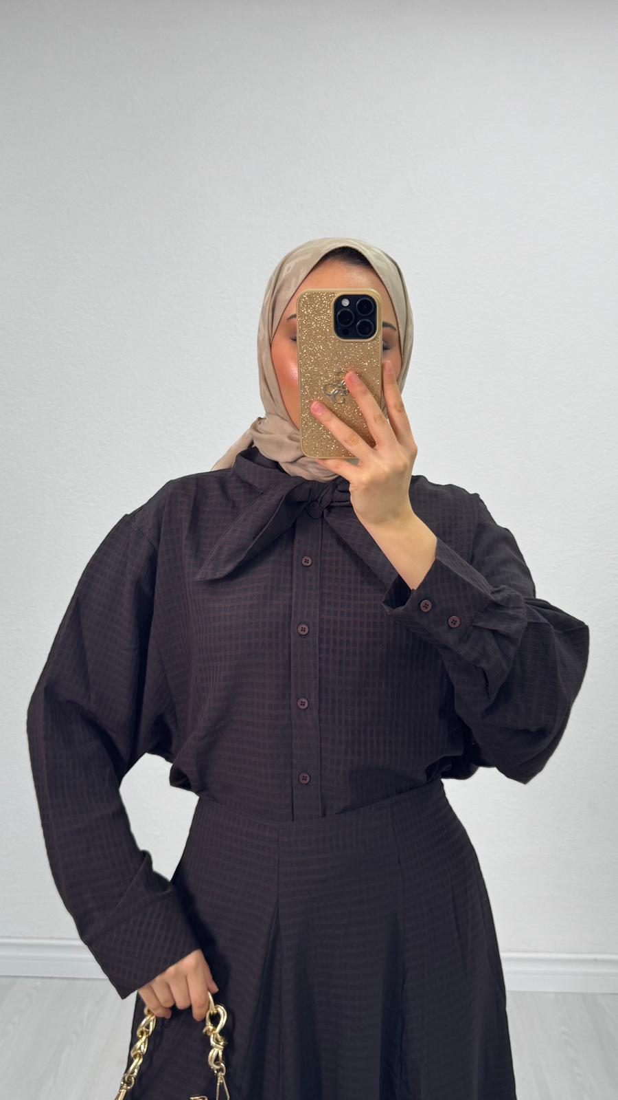 Rx5832-Pötikareli Takım-Siyah