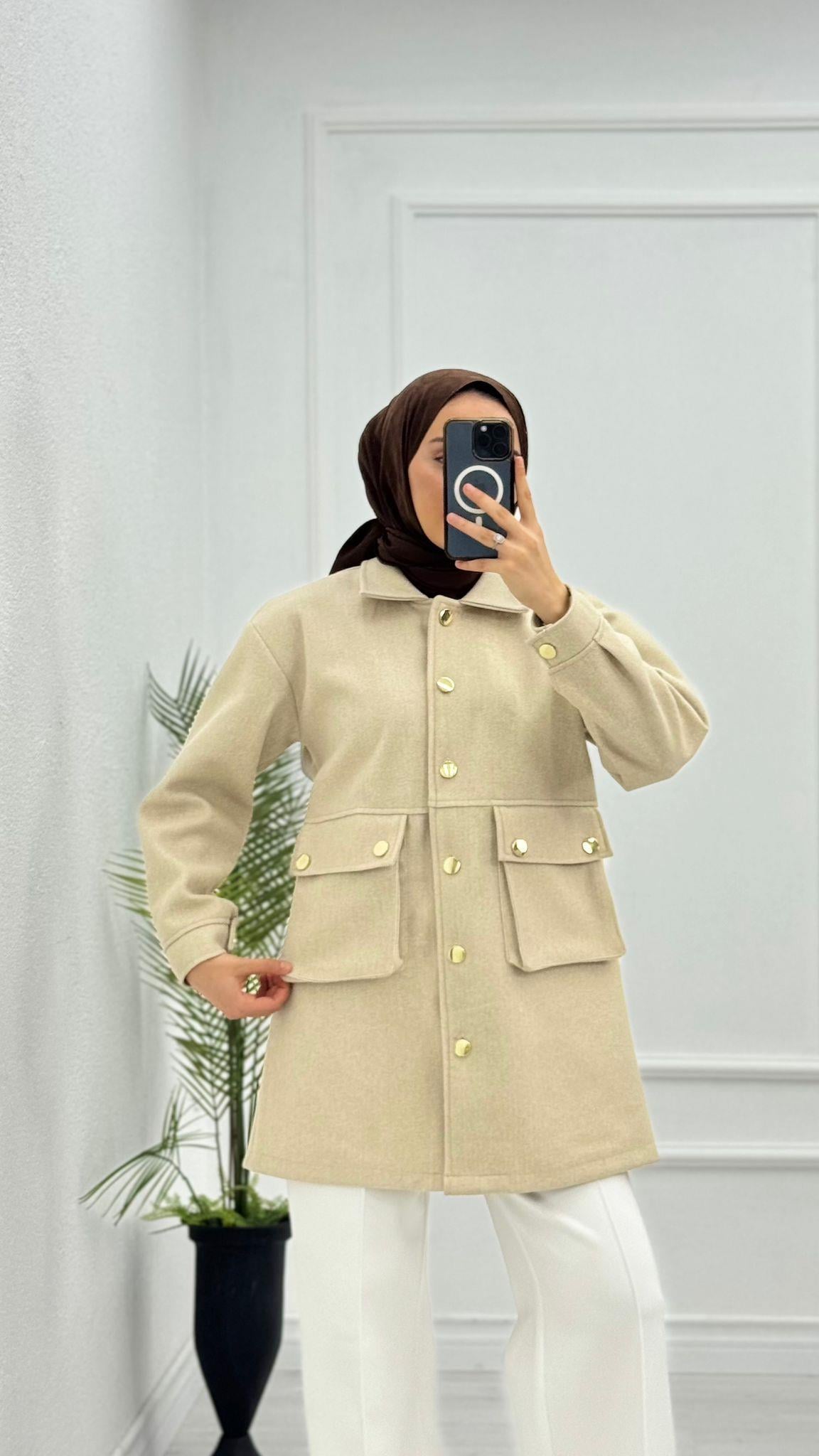 Tx1725-Merli Kaban-Krem