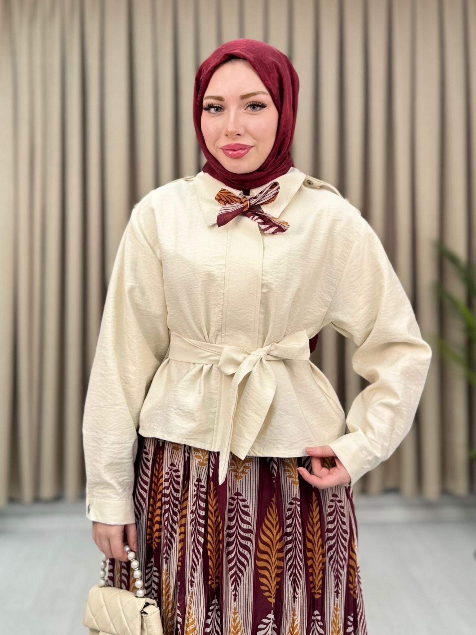 Wx3425-Luna Etekli Takım-Mürdüm
