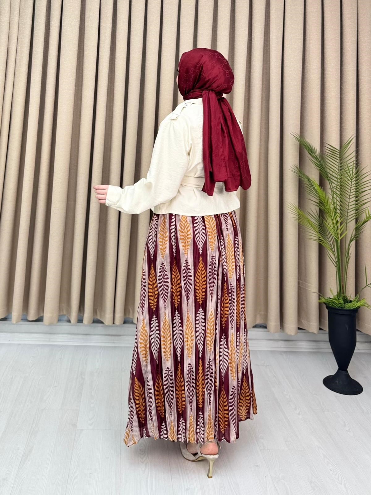 Wx3425-Luna Etekli Takım-Mürdüm