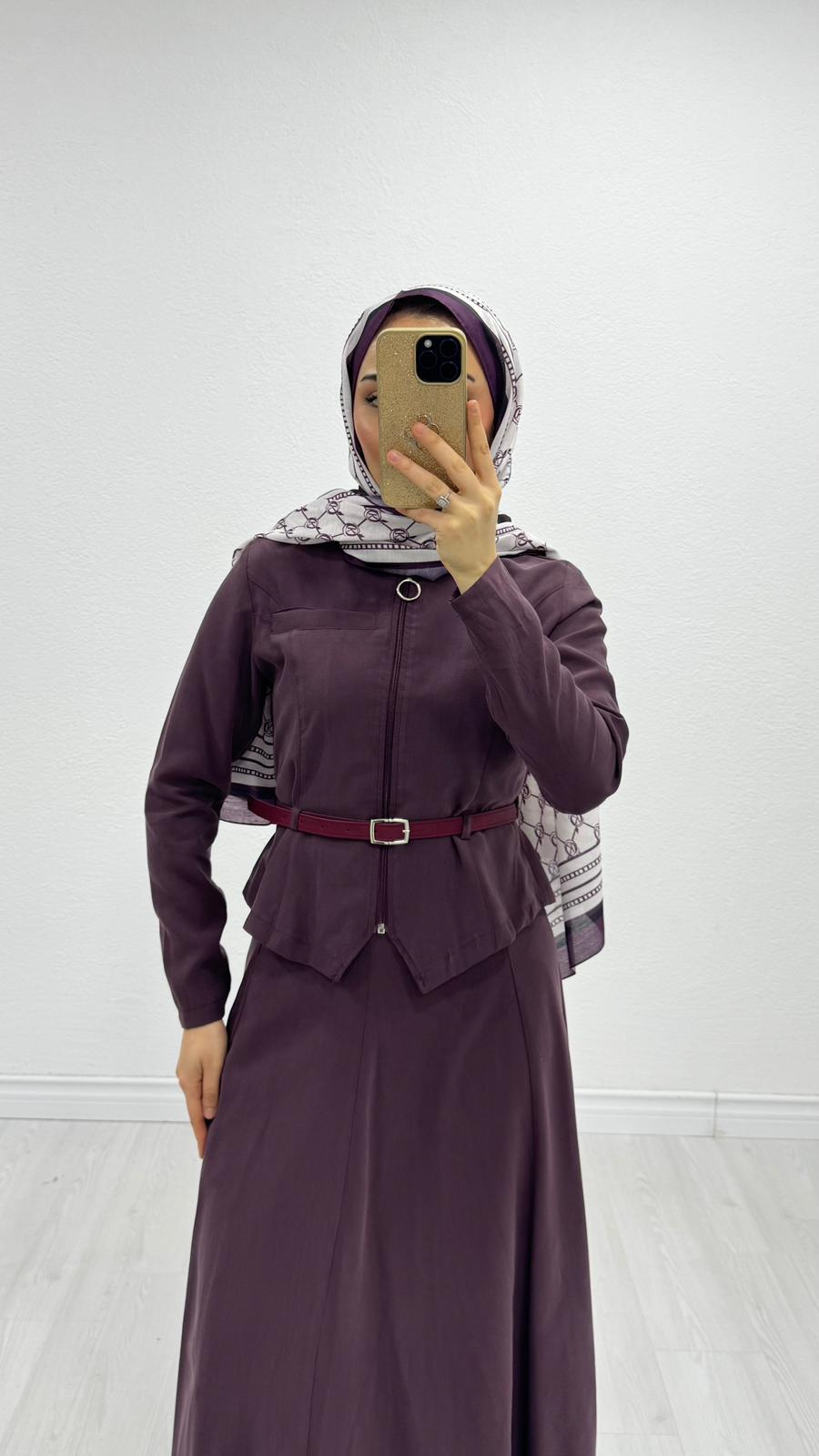 Zx5758-Denila Etekli Takım-Mürdüm
