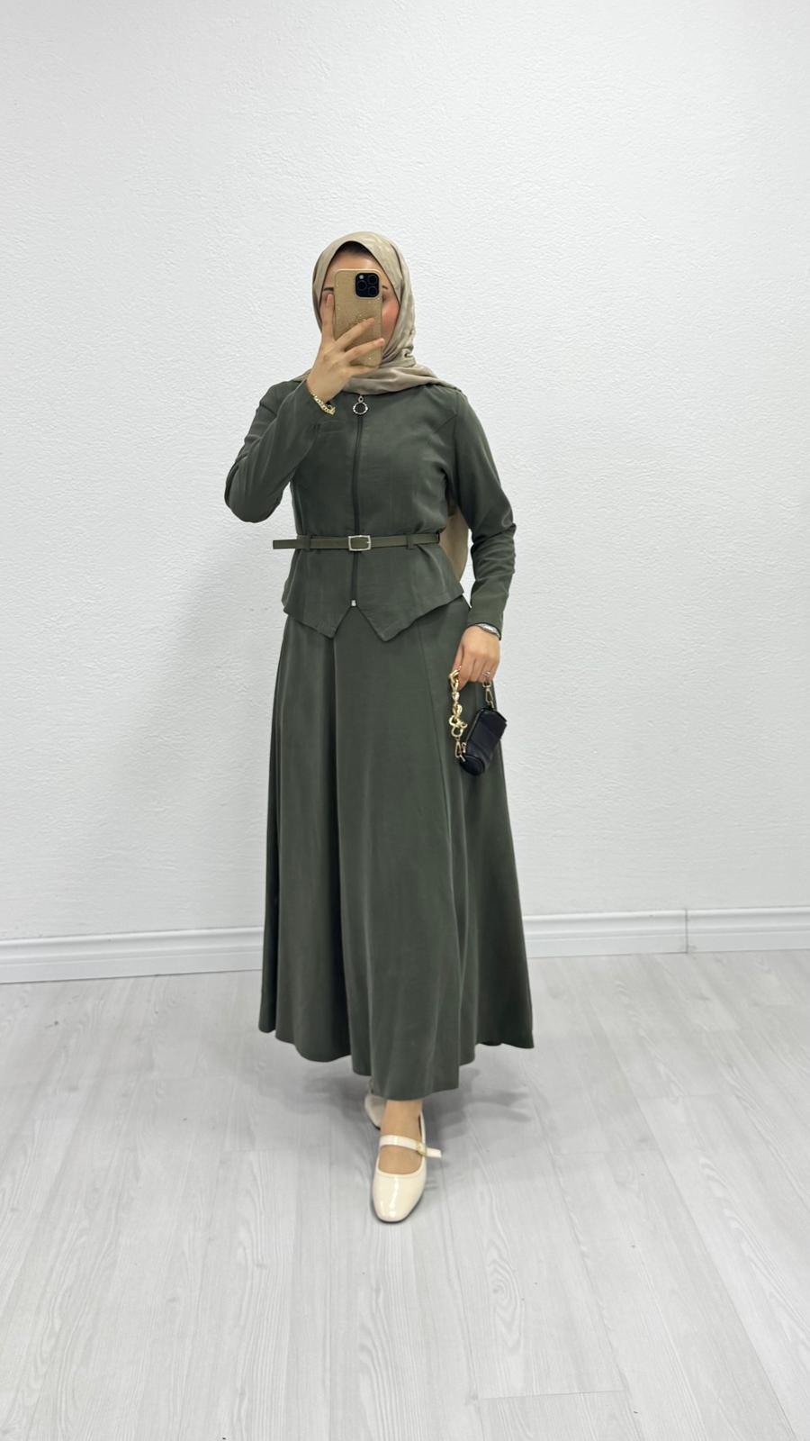 Zx5758-Denila Etekli Takım-Yeşil